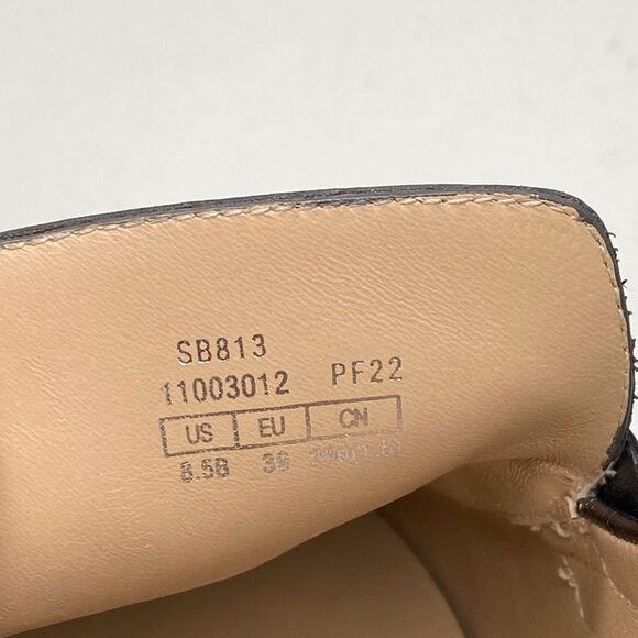 Stuart Weitzman Metallic Leather Lug-Sole Loafers size 8.5 - Picture 8 of 12